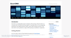 Desktop Screenshot of excel-dna.net